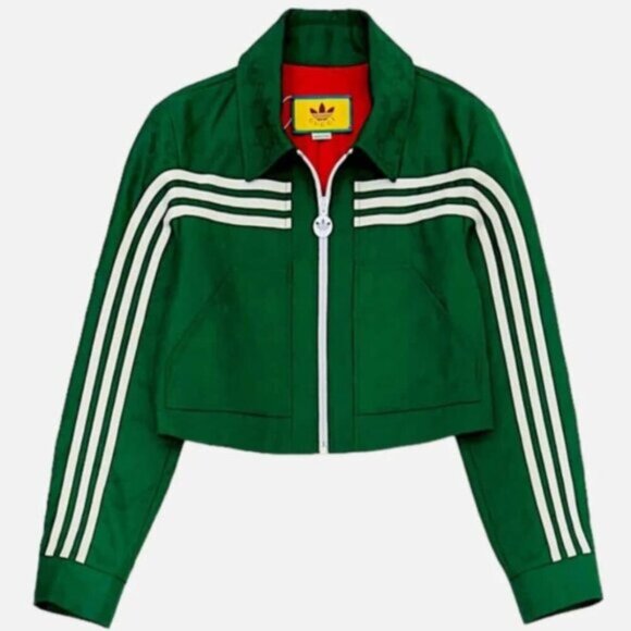 Gucci Adidas Collab Green Jacket 650-011925 - Picture 1 of 8